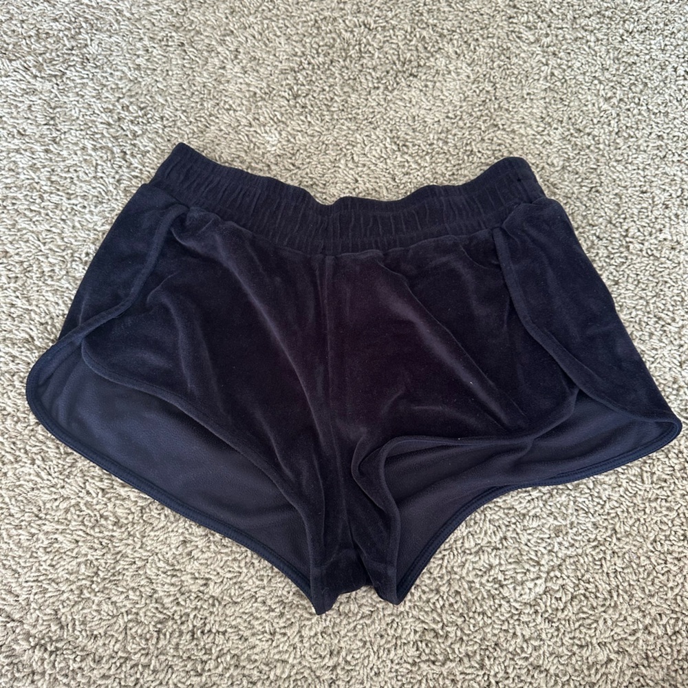 velvet shorts